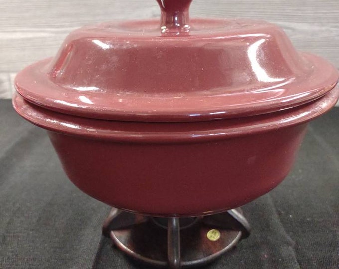 The Pampered Chef Stoneware Casserole Dish Cranberry 1.5 Liter/6cup Etsy