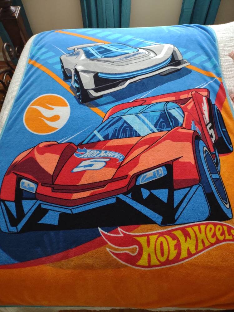Hot Wheels Race Car Fleece Blanket Throw Children's - Etsy.de
