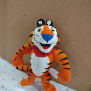 VTG Tony the Tiger Plush Kellogg's Frosted Flakes Cereal Poseable