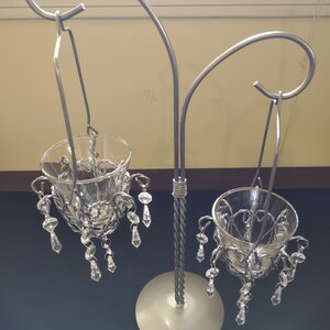 Crystal Chandelier Candle Holder Wedding/Table Centerpiece