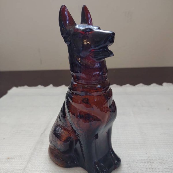 Vtg Avon Bottle German Shepherd Noble Prince Wild Country