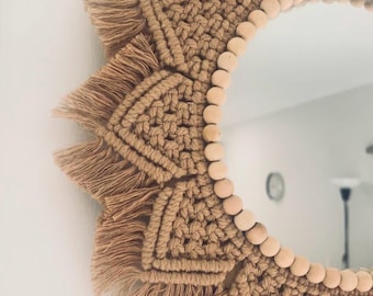 Macrame Mirror | Boho | Home Decor