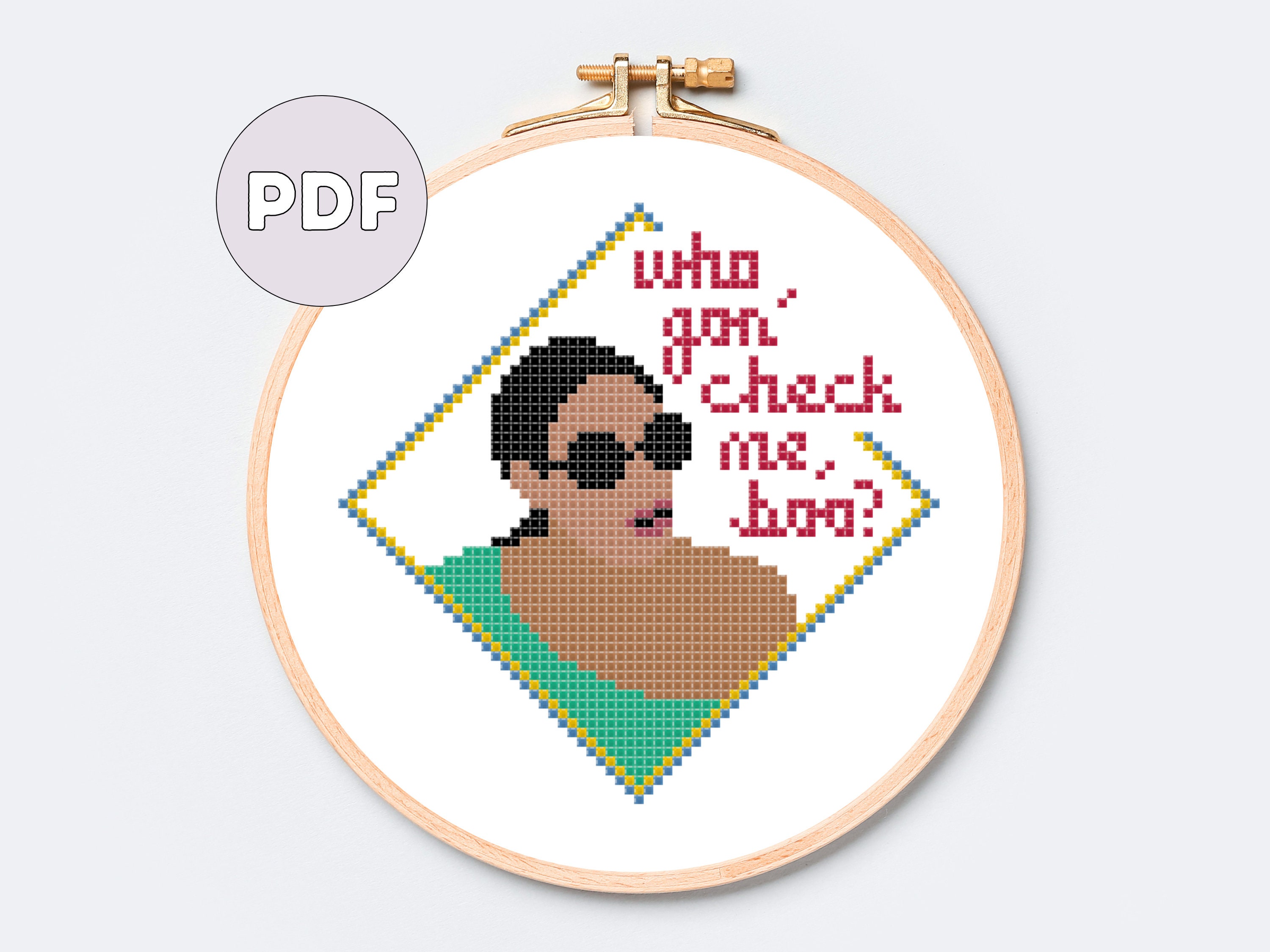 Clothing & Accessories :: Keychains & Lanyards :: Bachelorette favor. I  made it nice cross stitch keychain. Dorinda quote. Bag charm. Real  Housewives of New York. Planner charm. RHONY