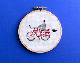 Pee-wee Herman Cross Stitch Pattern