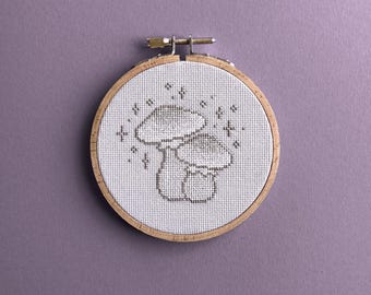 Mushrooms Cross Stitch Pattern