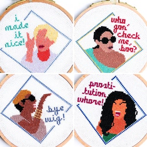 Real Housewives Cross Stitch Pattern Bundle