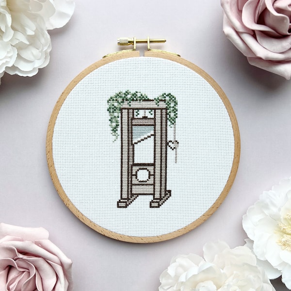 Guillotine Cross Stitch Pattern