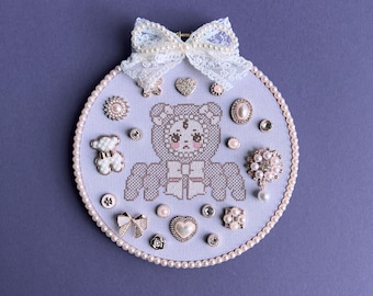Baby Doll Spider Cross Stitch Pattern