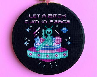 Come in Peace Cross Stitch Pattern