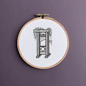 Guillotine Cross Stitch Pattern