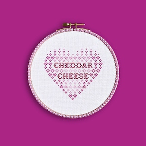 Customizable Valentine Cross Stitch Pattern
