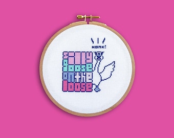 Silly Goose Cross Stitch Pattern