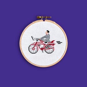 Pee-wee Herman Cross Stitch Pattern