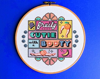 Fruity Cutie Cross Stitch Pattern