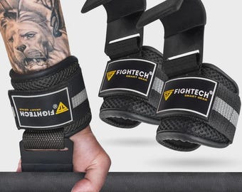 Weight Lifting Hooks (Pair) - Heavy Duty Hand Grip and Wrist Straps Support for Deadlifts, Pull Ups, and Shrugs |  Men and Women