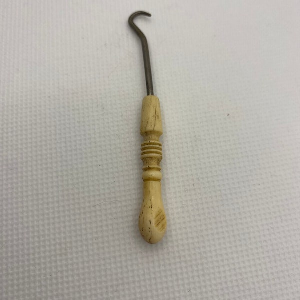 Antique Ivory Handle Button Hook