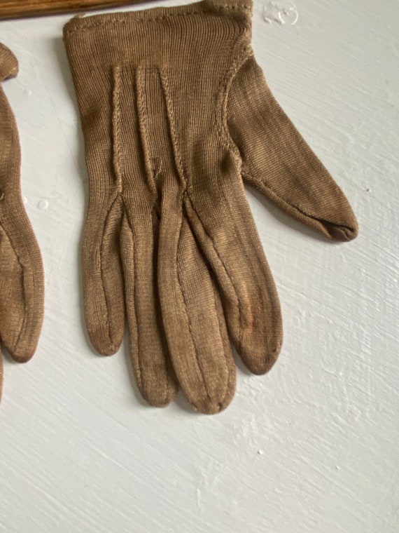 Antique Silk Children’s Gloves-1800’s - image 5