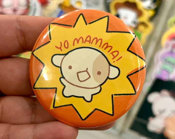 Yo Mama Button