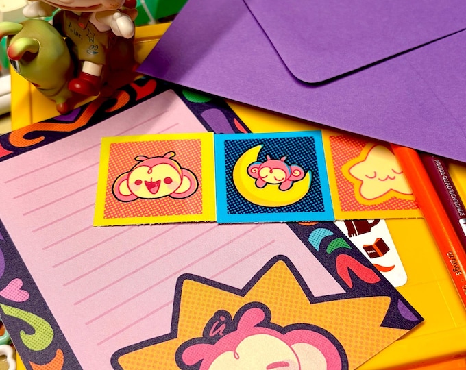 Pink Monkey Letter Set