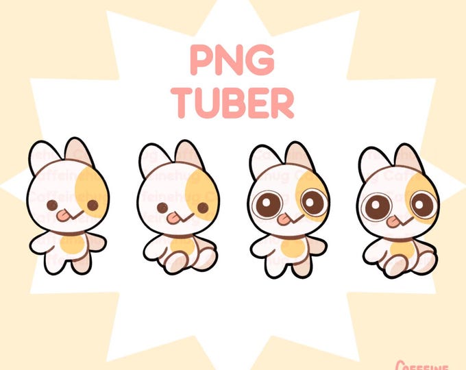 Bunny PNG Tuber/GIF Tuber/Fugitech Twitch Model