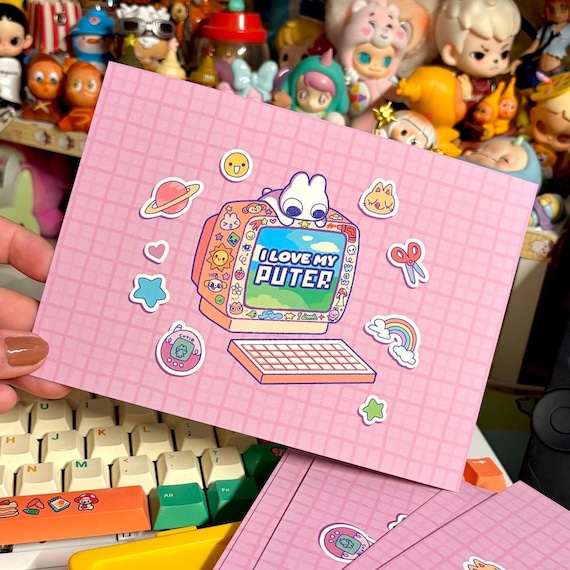 I Love My Puter Print