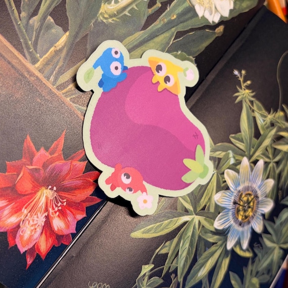 Lil Plant Guys Videogame Sticker