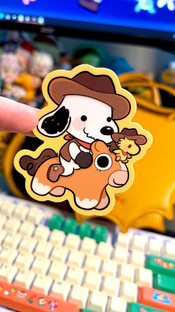 Esnupi Cowboy Dog Sticker