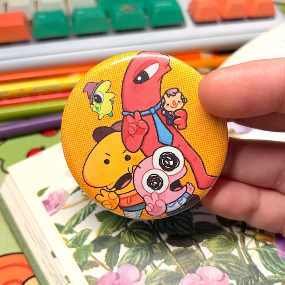 Silly Friends Button