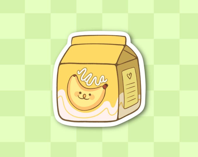 Banana Milk Sticker