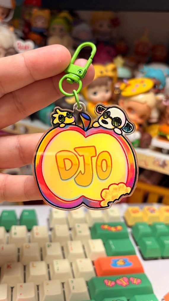 Djo Cool Apple Keychain
