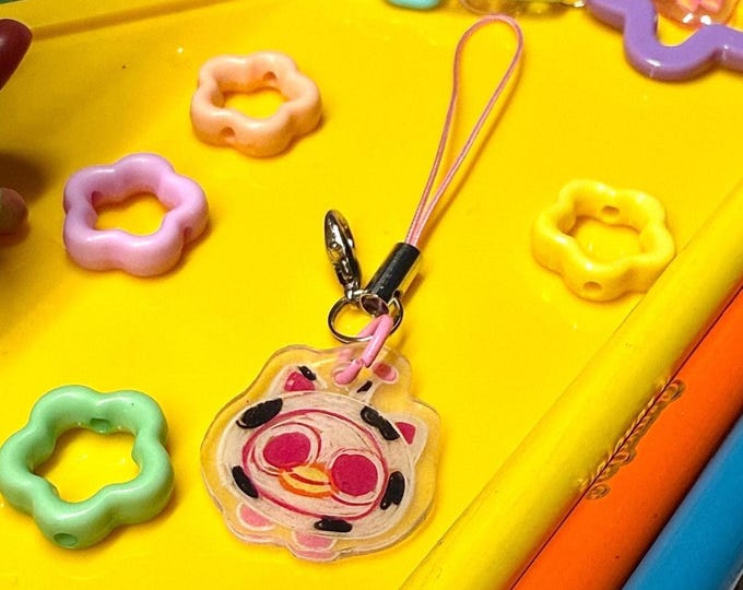 OuiOui Phone Charm (shrink plastic)