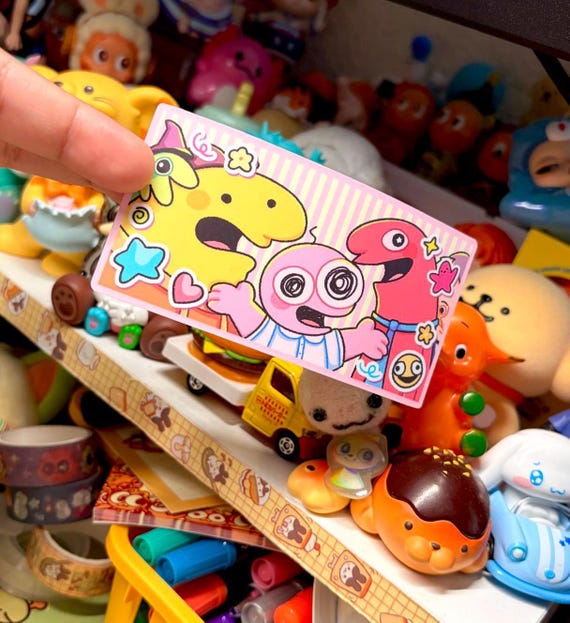 Smiling Friends Selfie Sticker