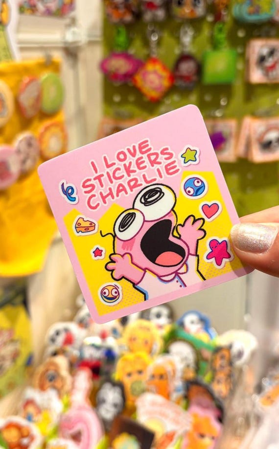 I Love Stickers Charlie Smiling Friends Sticker