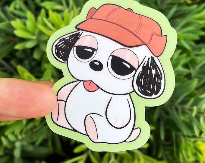 Olaf Cool Dog Brother Sticker