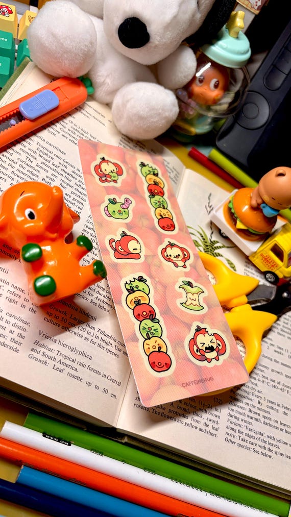 Apple Monkey Sticker Sheet