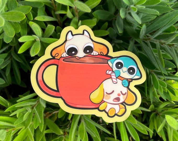 Caffeine Hug Sticker