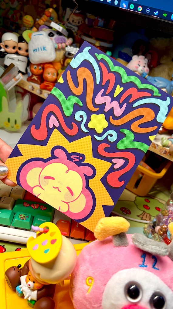 Monkey In Space Print