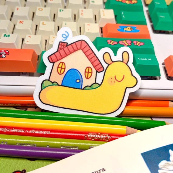 Snome (snail home) Sticker