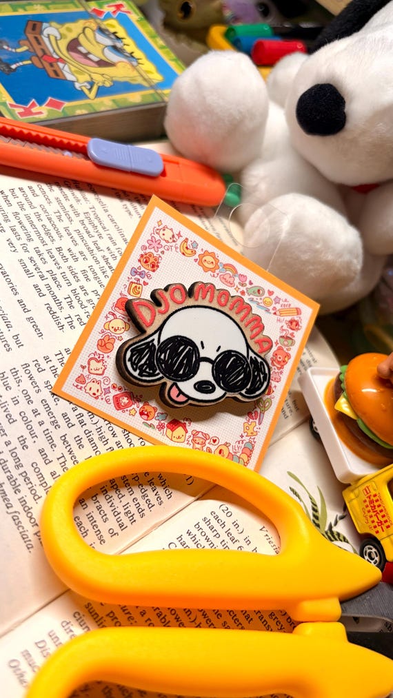 Djo Cool Djo Momma Wooden Pin