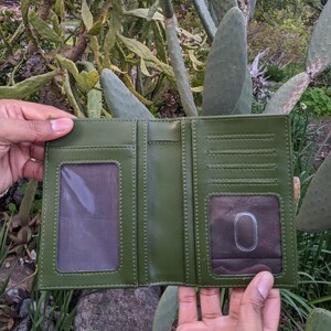 Porta passaporto regalo Cactus Leather Vegan RFID, sostenibile ed ecologico, passaporto a portafoglio Cover passaporto immagine 2