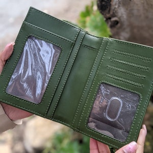 Porta passaporto regalo Cactus Leather Vegan RFID, sostenibile ed ecologico, passaporto a portafoglio Cover passaporto immagine 5