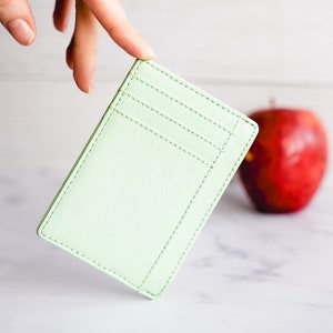 Vegan Apple Leather Wallet, Unisex Wallet, Gift for him, Vegan Leather, Vegan Men Wallet, Vegan Gift, Gift for her, Christmas Gift