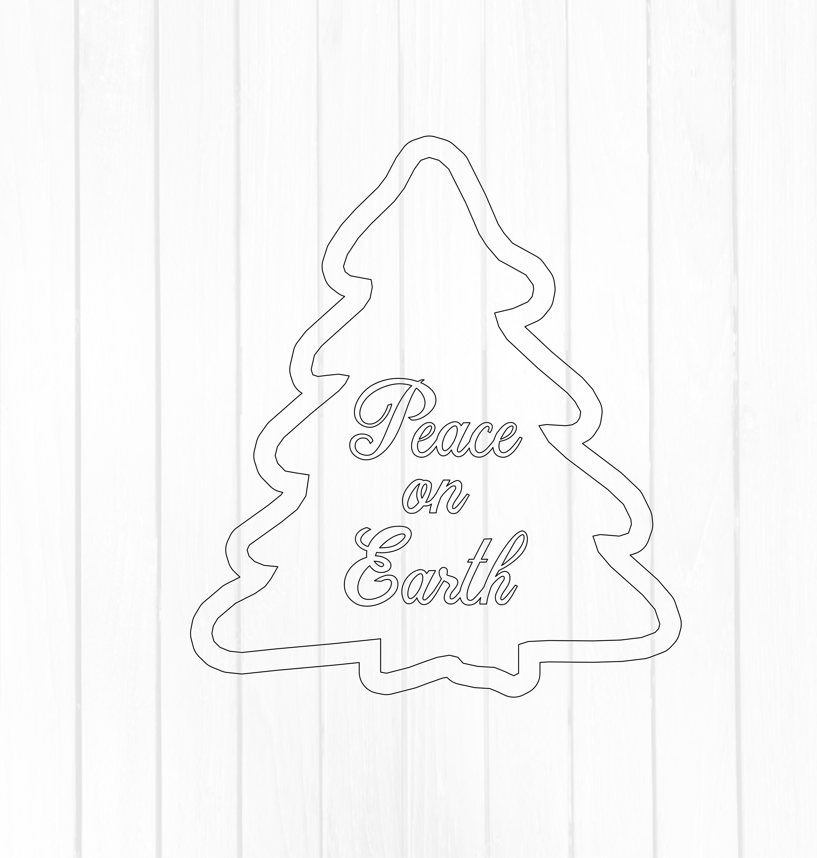 Christmas Tray Collection 5 Designs .svg and .dxf Files - Etsy