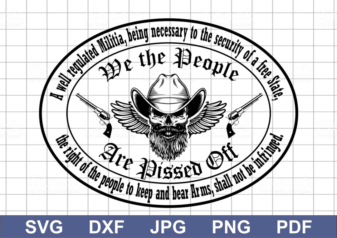 Second Amendment Skull Eagle SVG, 2nd Amendment Graphic, 2A Digital ...