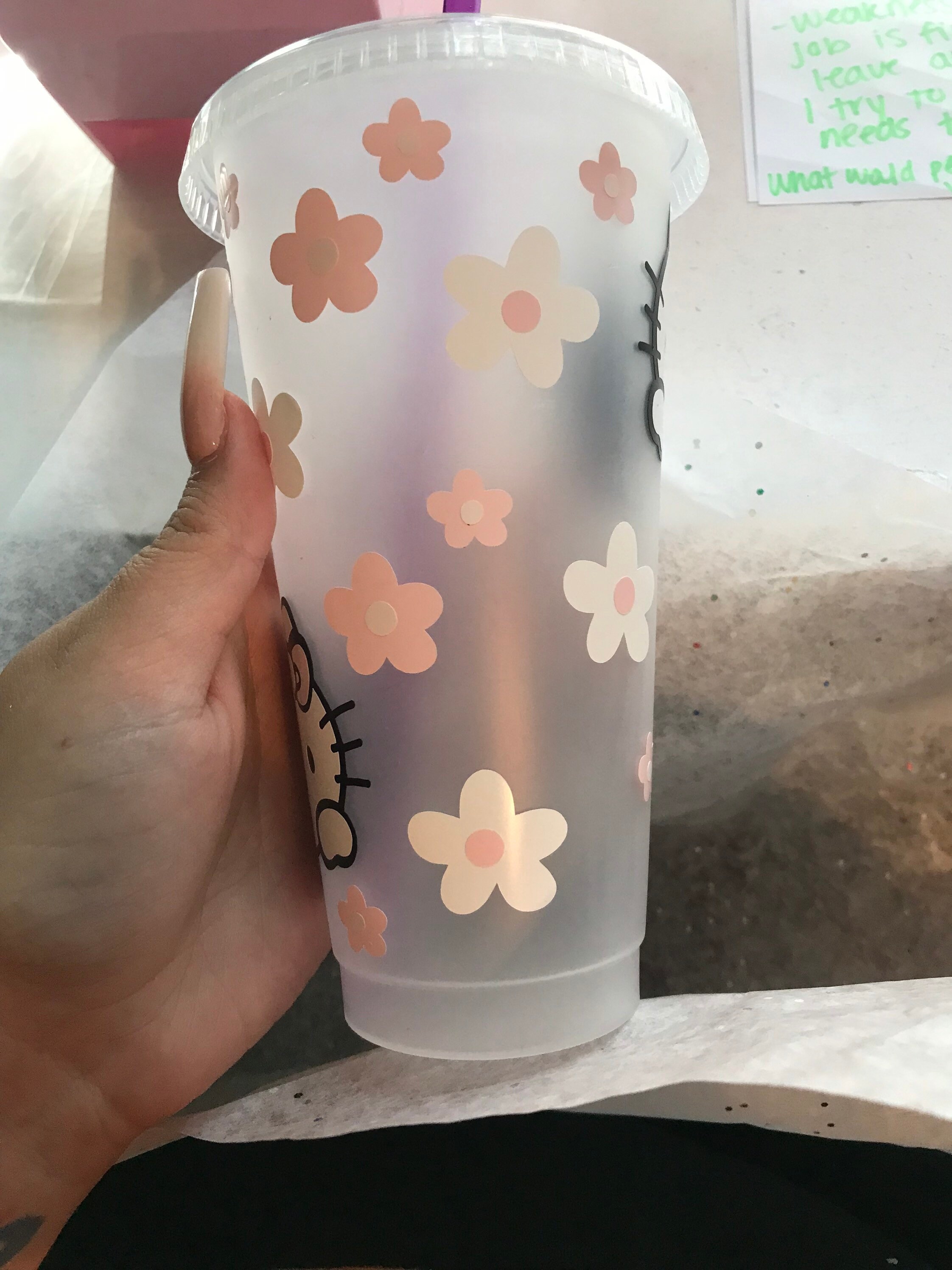 Kitty Sakura Cherry Blossom Starbucks Cup Etsy
