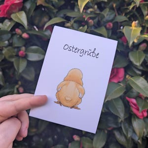 Osterkarte Postkarte - Ostern, Freunde, Familie, Liebe, Geschenke, Freude