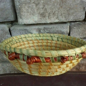 Sweetgrass Bowl | Charleston Basket| Gullah Basket| Sweet grass Basket| Wedding Basket| Money Basket | Love Knot Basket