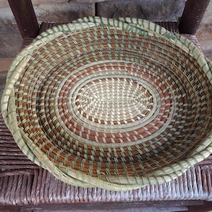 Geechie Gullah Basket| Sweetgrass Fanner | Charleston Basket| Sweet grass Basket| TooHaveAndTooHold|  Fruit Basket | Bread Basket|Rice Fanne