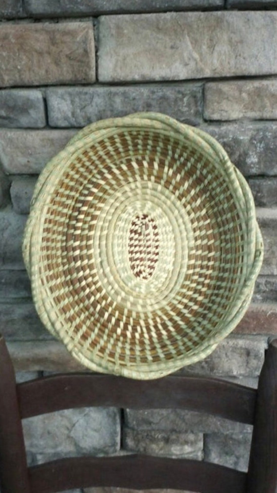 Gullah Basket Sweetgrass Fanner Charleston Basket Sweet Grass Basket