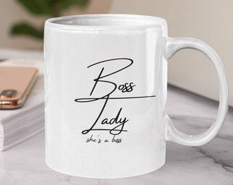 Boss Lady She’s A Boss 11oz Coffee Mug | Boss Day Gift | Boss Babe Gift | World’s Best Boss Ever For That Lady Boss | Coffee Mug